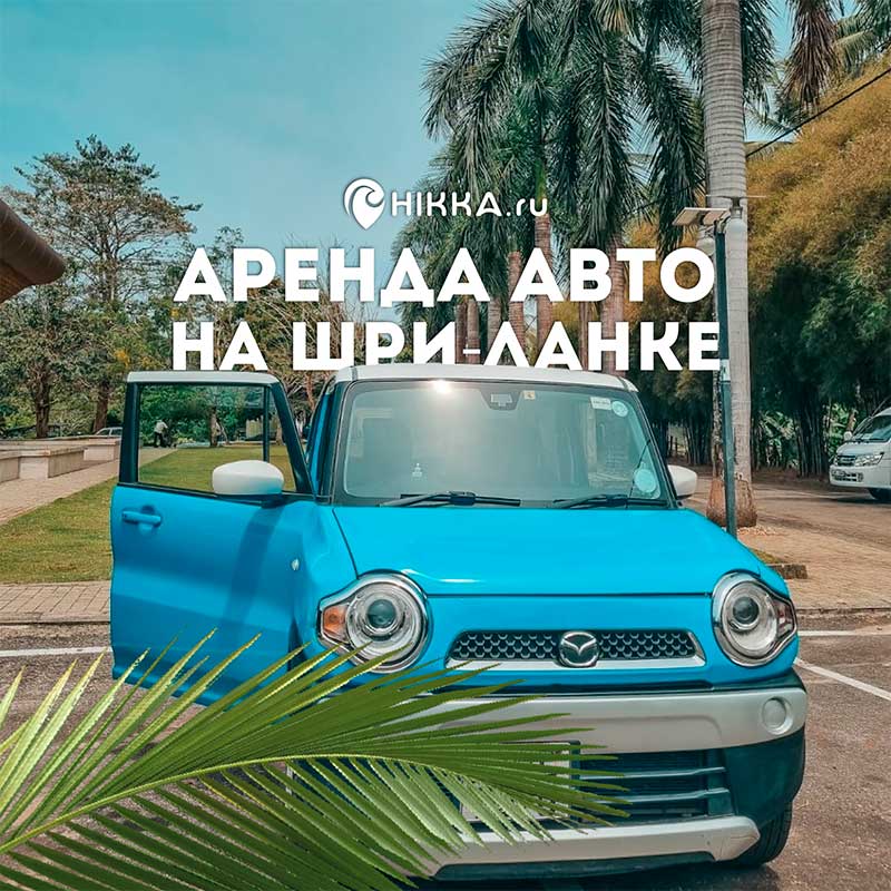 аренда авто шри ланка обложка